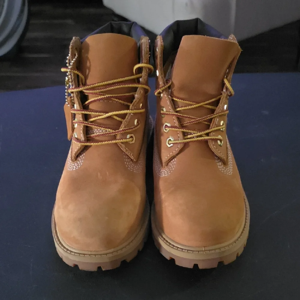 Timberland Kids Wheat Lace-Up Work Boots - Tan/Brown